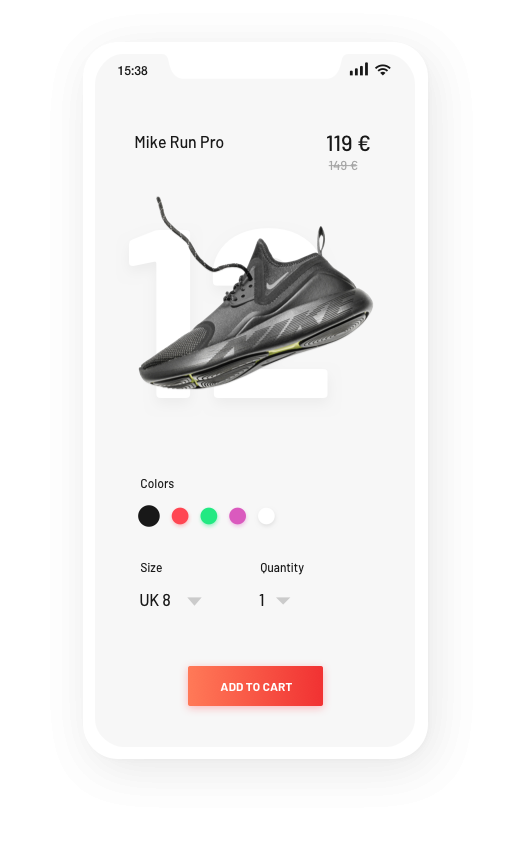 Webdesign Würzburg Layout eines Smartphones